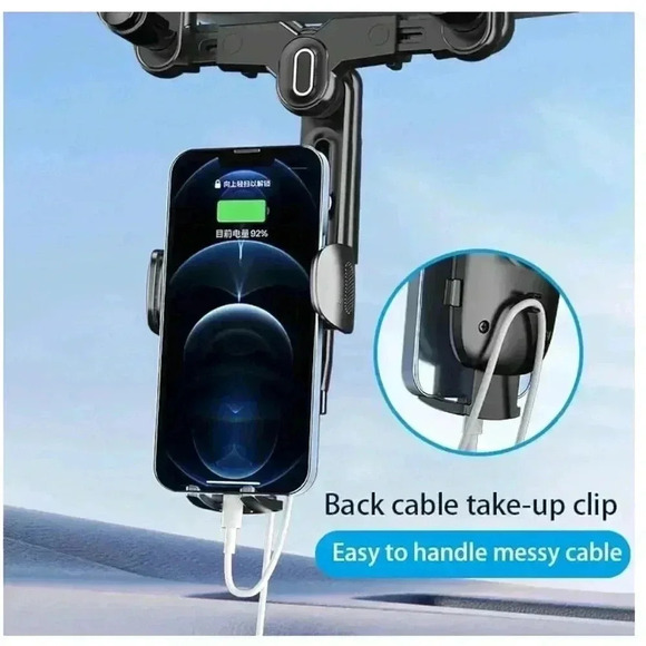 ++FREE w/ + $25 PURCHASE++ Multifunctional rearview mirror cell mobile holder - Picture 4 of 10